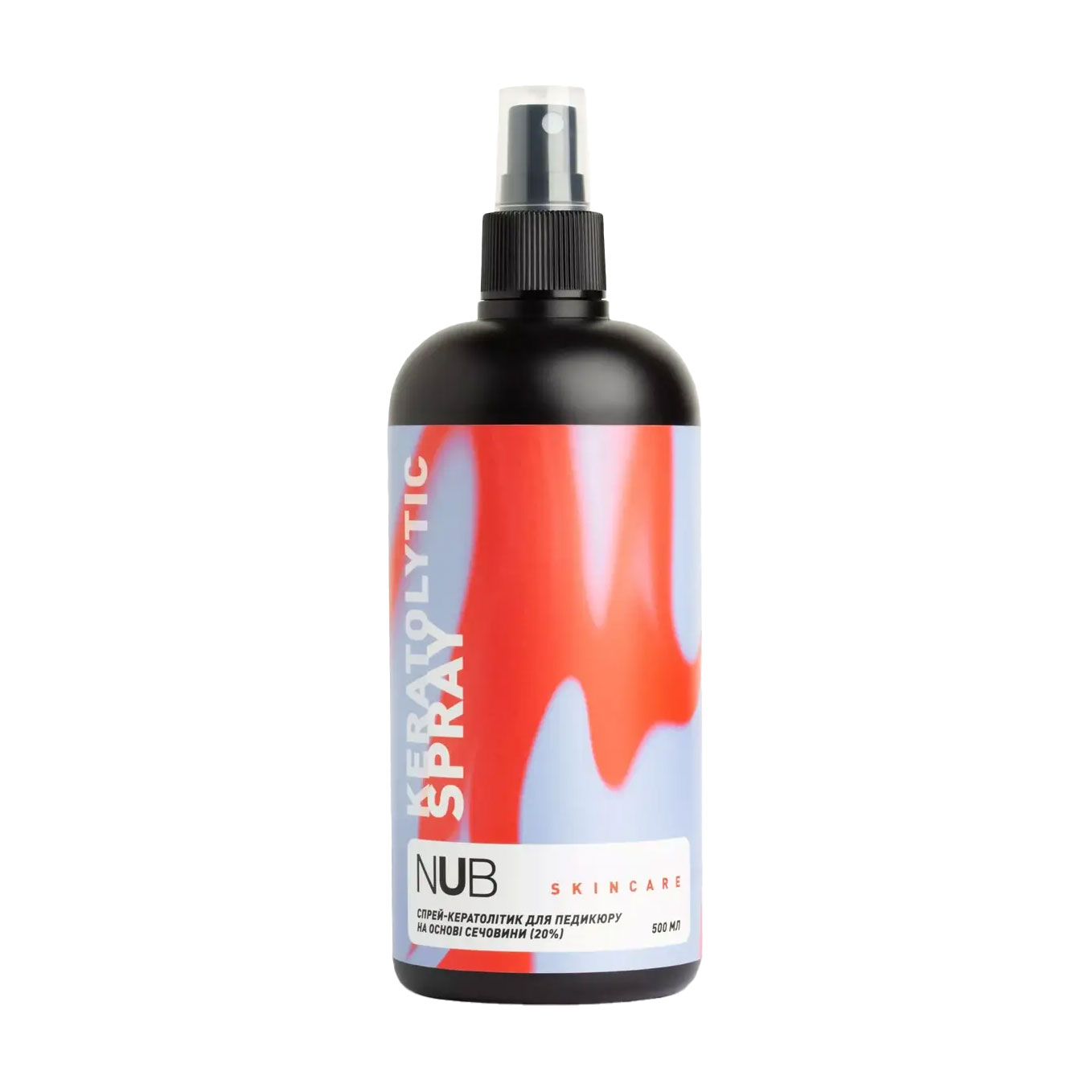 Уцінка! Спрей-кератолітик для педикюру NUB Skincare Keratolytic Spray на основі сечовини 20%, 500 мл